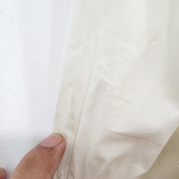 Samuel Dong Women's Cotton Stretch Smock Button Front Shirt - L - Picture 5 of 7